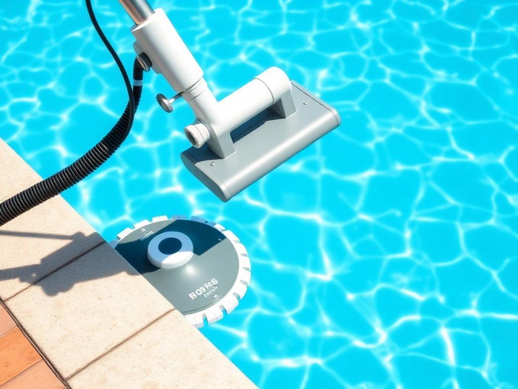 Pool vacuum cleaning equipment